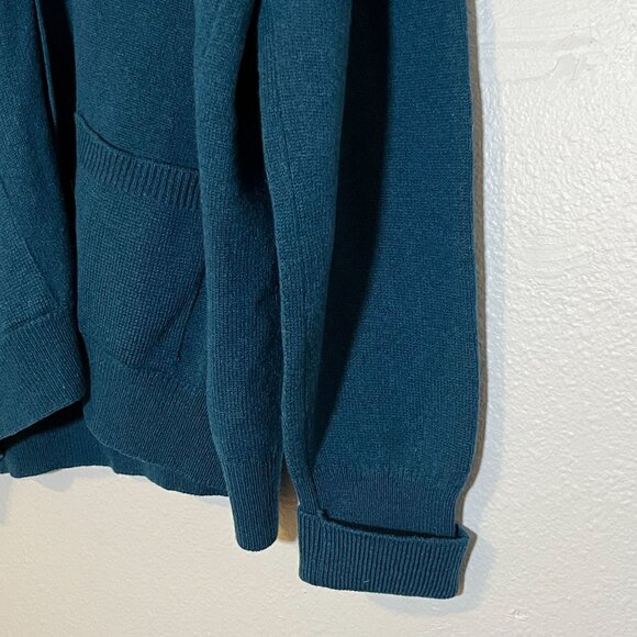 St. Michael Marks & Spenser Lambswool Vintage 1993 Knit Cardigan Green 44 / XL - Picture 4 of 11